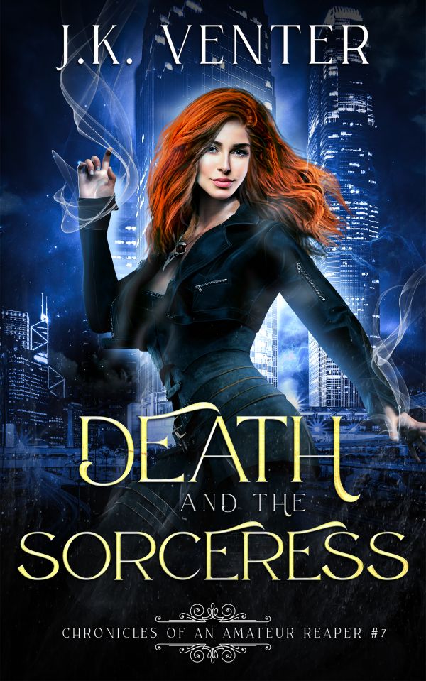Book cover for Death and the Sorceress